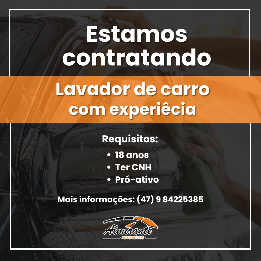 Logo da empresa Almirante Automóveis, vaga Lavador de carros Blumenau