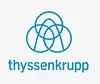 Logotipo da empresa thyssenkrupp, vaga Auxiliar de almoxarifado  Itajaí
